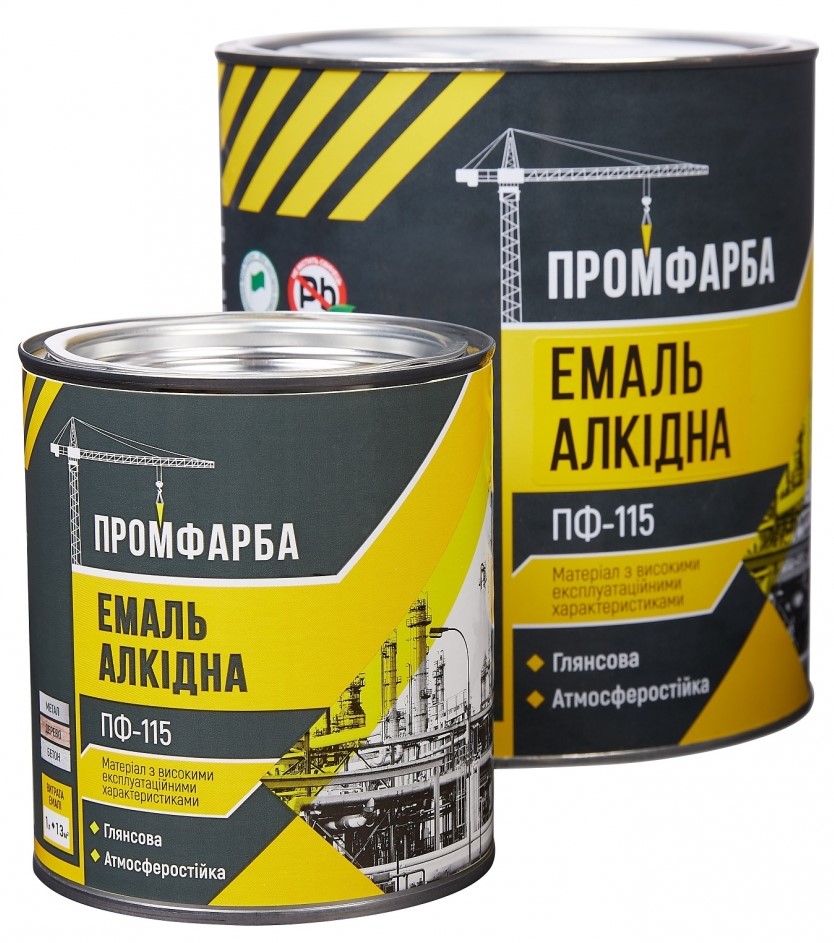 Емаль ПФ-115 ж. кор ПРОМФАРБА (2,8кг)